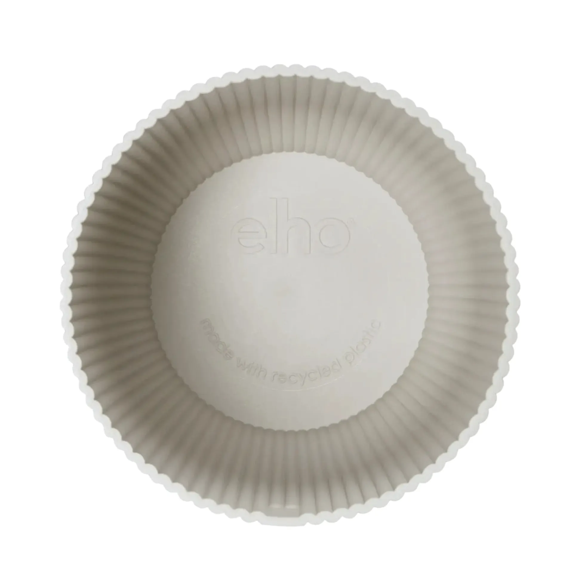 Macetero vibes fold round silky white Elho 25 cm