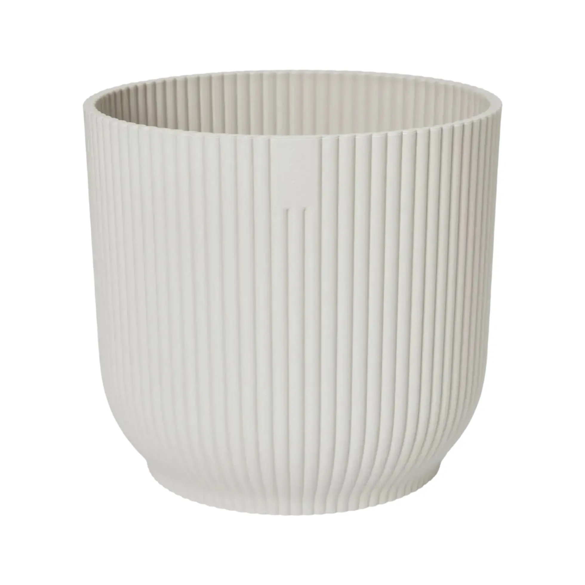 Macetero vibes fold round silky white Elho 25 cm