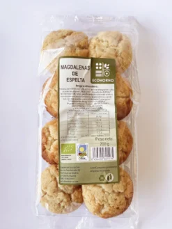 Magdalenas ecológicas de espelta 200 g