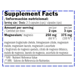 Magnesio 5 Complex - 90 Cápsulas - Magnesio - Amix Nutrition