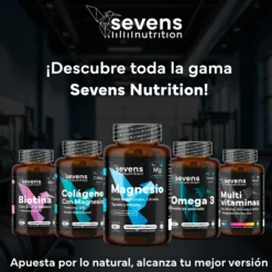 Magnesio Complex 4 En 1 + Omega 3 2000mg Omegatex®. Sevens Nutrition. Energía, Corazón, Cerebro Y Músculos