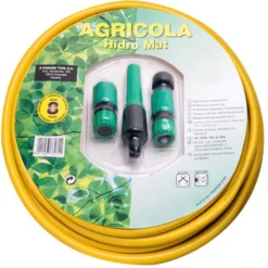 Manguera Jardin Hidro Mat Ø 15 Mm. - 5/8 Rollo 15 Metros Con Accesorios