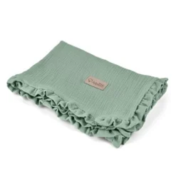 Manta De Bebé Doble Muselina Cotton Color Salvia
