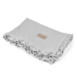 Manta De Bebé Doble Muselina Cotton Color Gris