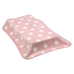 Manta para minicuna de 80x110 cm. Cambrass en varios colores Star Rosa