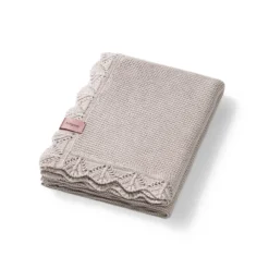 Manta Toquilla Bebé 100% Bamboo Beige