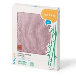 Manta Toquilla Bebé 100% Bamboo Rosa Nude