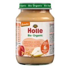 Manzana y pera con avena Demeter a partir 6 meses Holle 190g
