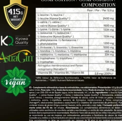 Map Master Amino - 415g - Limon - Esenciales E Hidrolizados - Io.genix