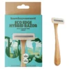 Maquinilla de afeitar EcoEdge de bambú recargable Bamboovement 6 cabezales