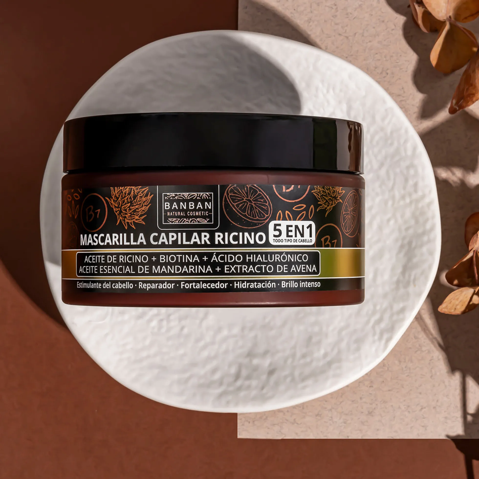 Mascarilla Capilar Ricino 250ml Banban