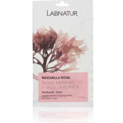Mascarilla Facial Algas Marinas y Arcilla Labnatur 15 ml | Matificante | Control de Grasa | Limpieza Profunda