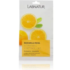 Mascarilla Facial de Vitamina C y Retinol Like Labnatur 15 ml | Iluminadora | Antioxidante | Antiarrugas | Vegano