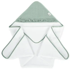 Maxicapa De Baño Para Bebés Cotton Color Salvia