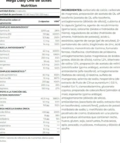 Mega Daily One - 120 Cápsulas - Complejos Multivitaminicos - Scitec Nutrition