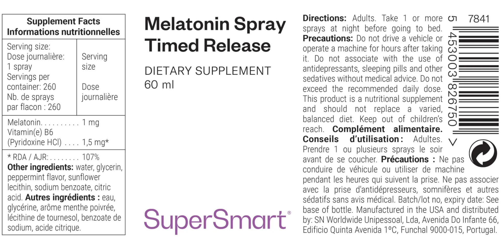 Melatonin Spray