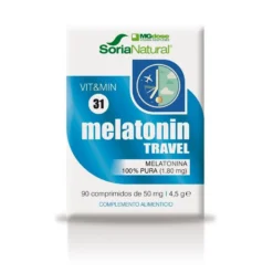 Melatonin Travel Vit&MIn 31 Soria natural 90 comp