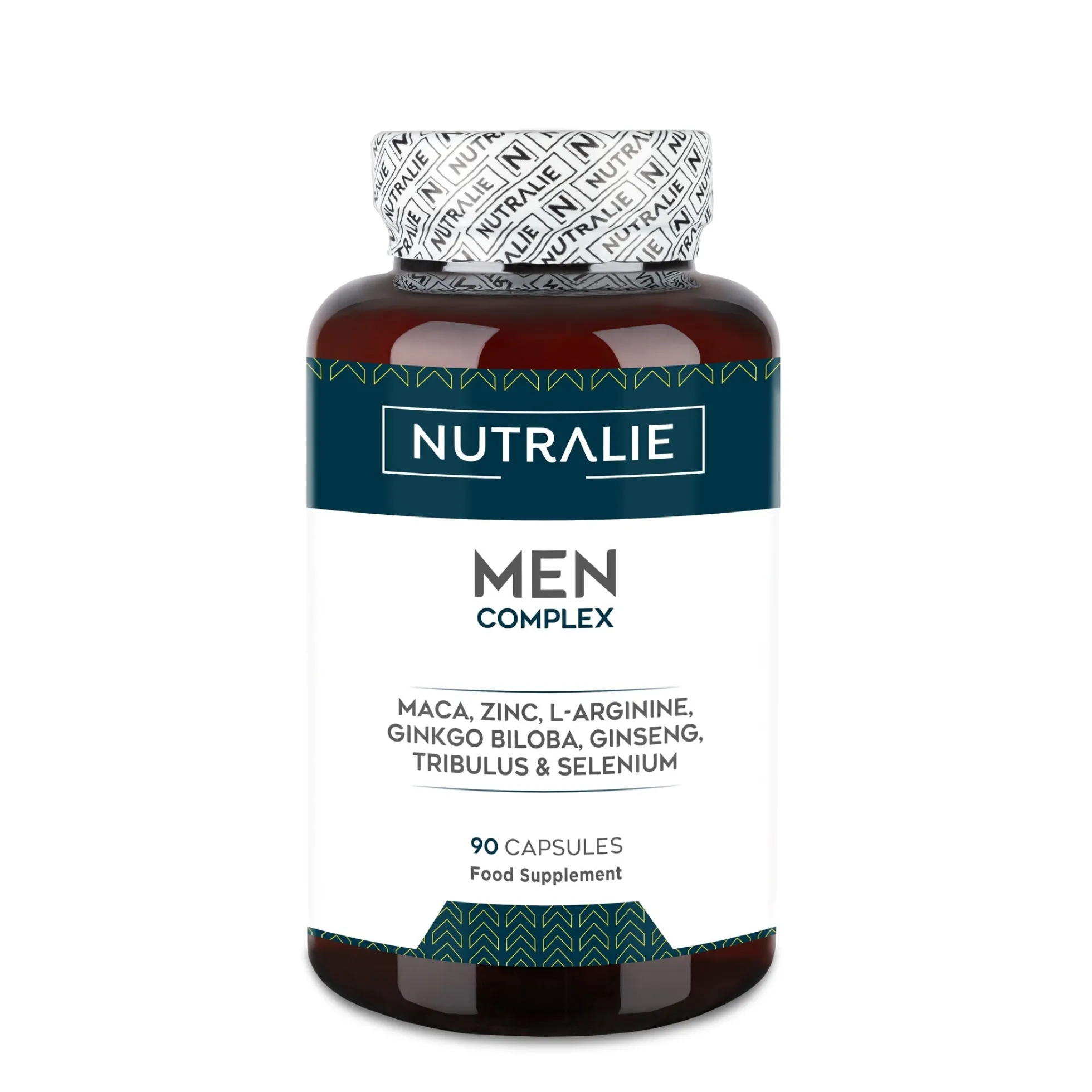 Men Complex con Zinc + Maca y Ginko Biloba Nutralie 90 cápsulas