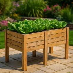 Mesa De Cultivo Mura Profunda 40cm Vidahuerto 200x80x80 Cm.