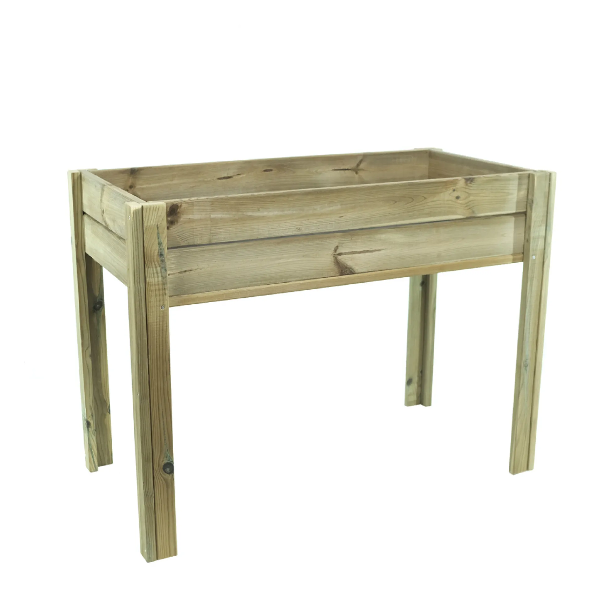 Mesa De Cultivo Nika Madera Rectangular 100x50x74 Cm - Vidahuerto.