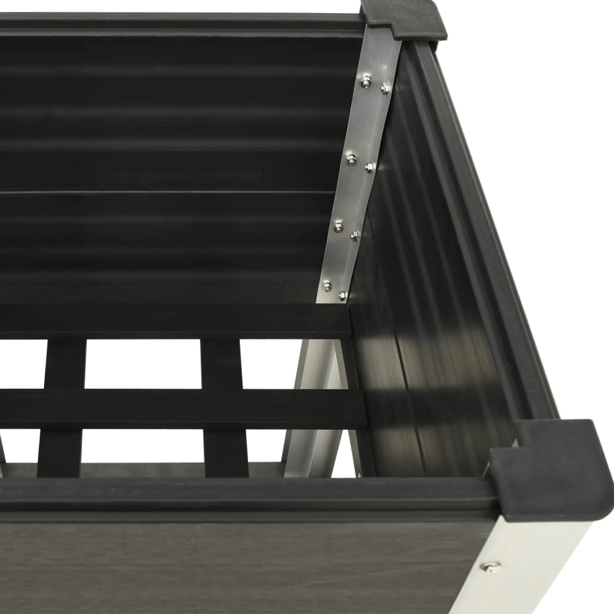 Mesa De Cultivo Para Jardín Con Estante Wpc Gris 50x50x90 Cm