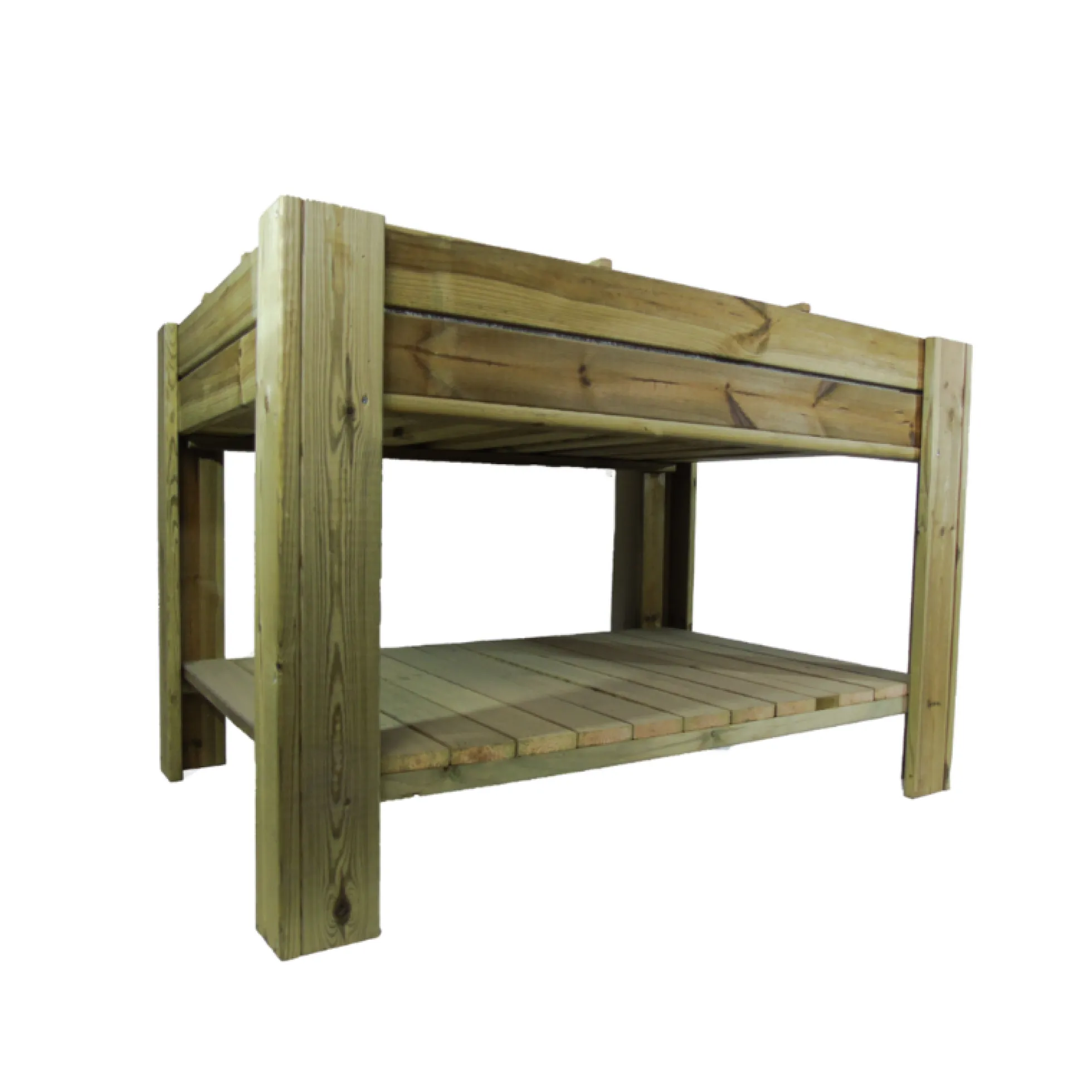 Mesa De Cultivo Tura Profunda 20cm Vidahuerto Con Bandeja Y Separadores 120x80x80 Cm.