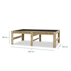 Mesa Expositora De Madera Blossom Hortalia
