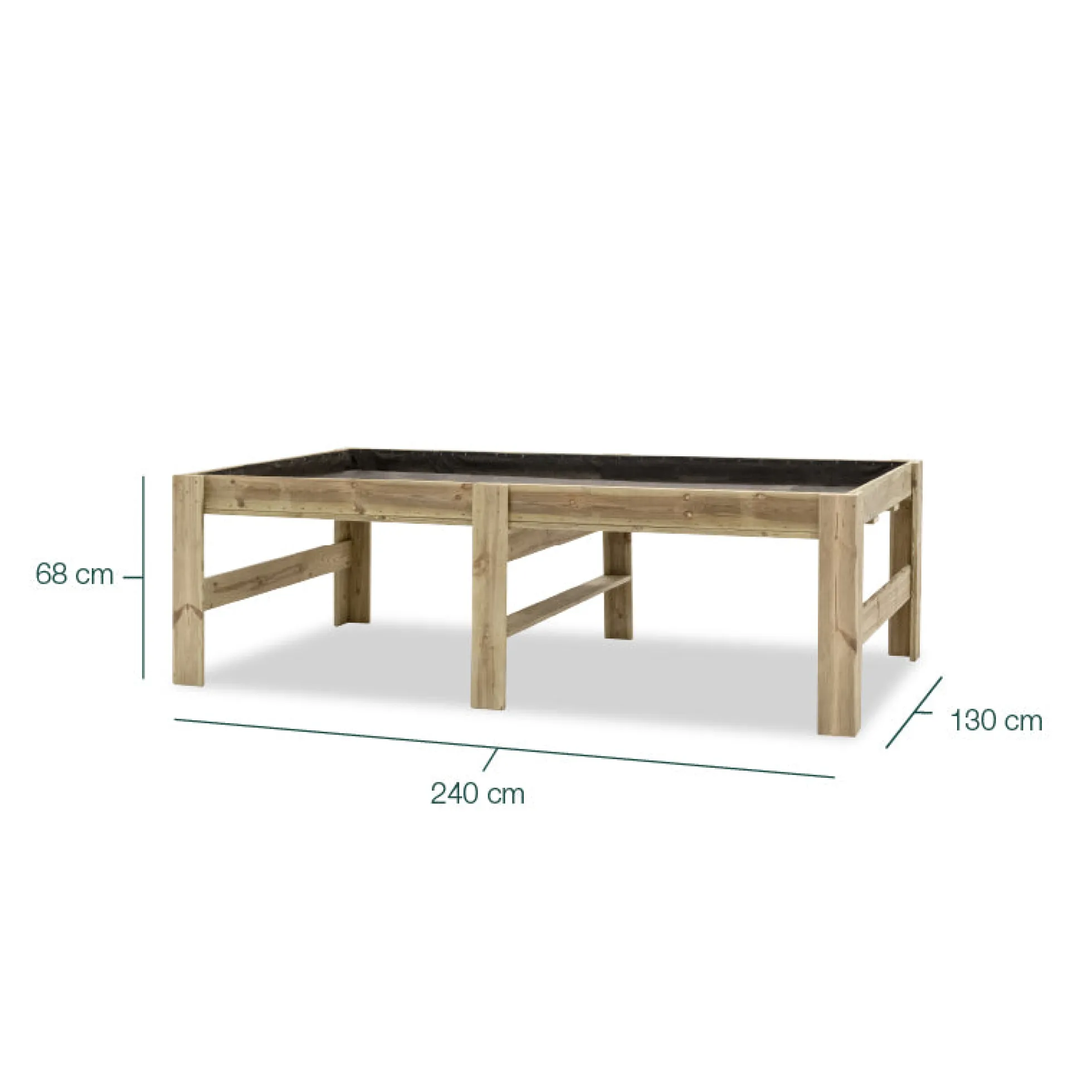 Mesa Expositora De Madera Blossom Hortalia