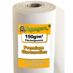 120m² Forro Polar Para Jardín, Forro Polar Para Malas Hierbas, Forro Polar Para Mantillo, 150 G/m², Blanco, 1 M De Ancho