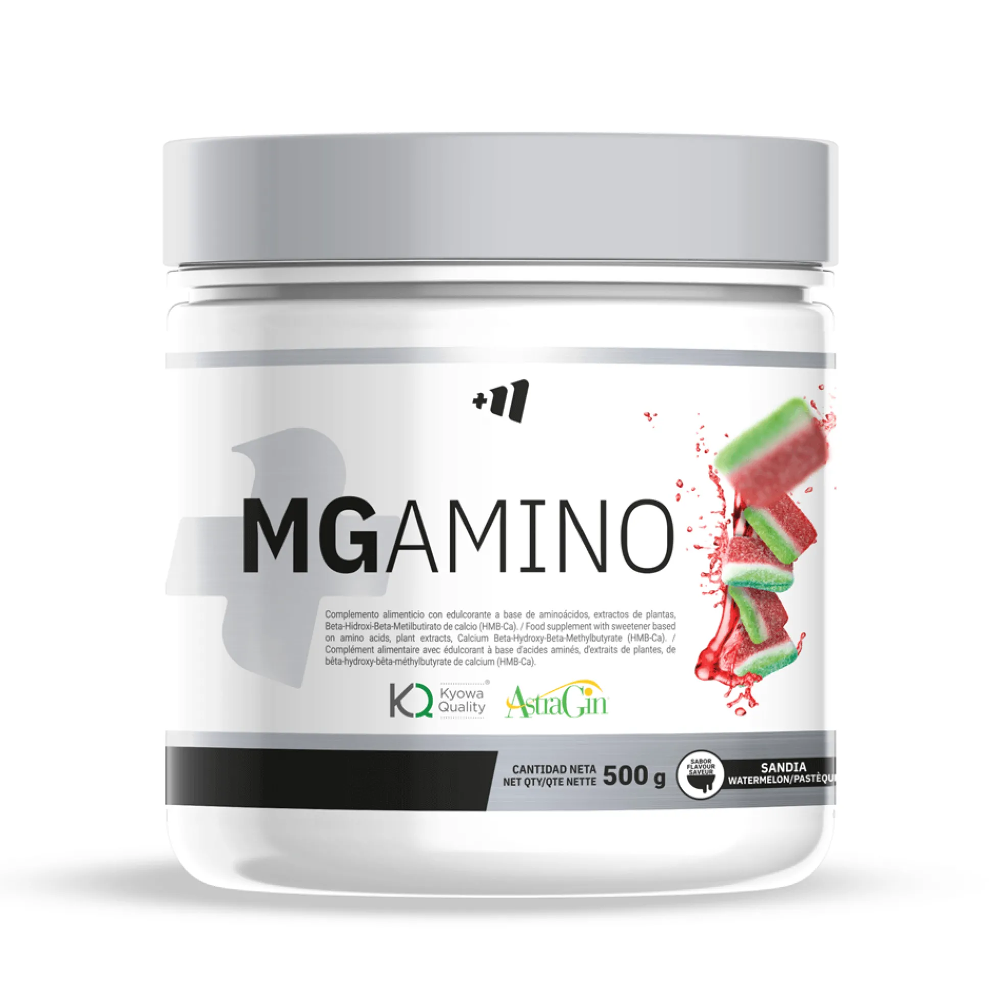 Mg Amino - 500g - Sandias De Gominola - Aumenta La Masa Muscular - Masmusculo
