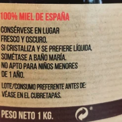 Miel multifloral de alta montaña. 2 tarros de 1 Kg