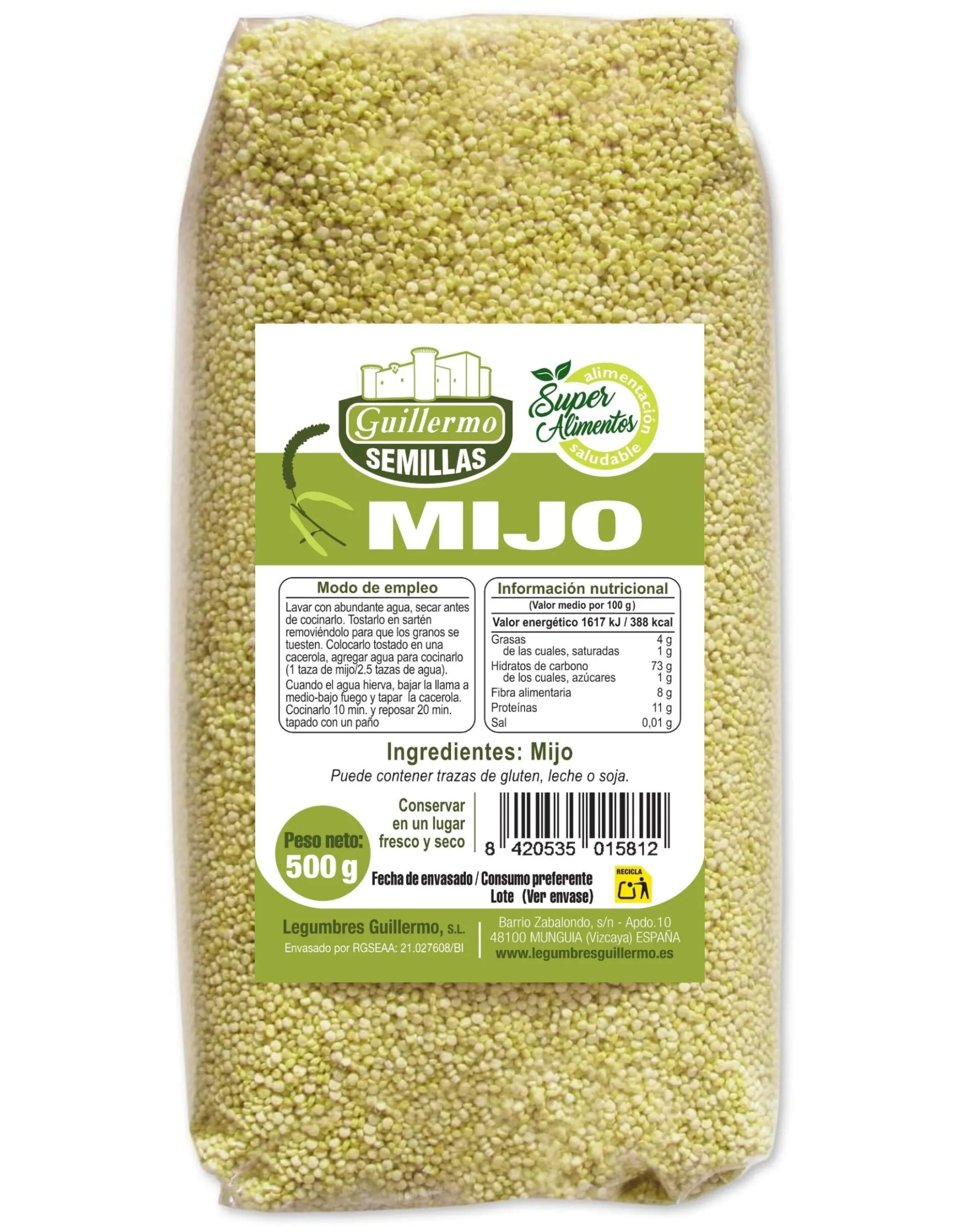Mijo Pelado - 500 G