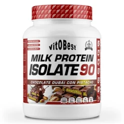 Milk Protein Isolate 90 - 1kg - Chocolate Dubái - Proteína De Aislado De Suero Isolate - Vitobest