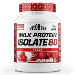 Milk Protein Isolate 80 - 1kg - Fresa - Proteína De Aislado De Suero Isolate - Vitobest