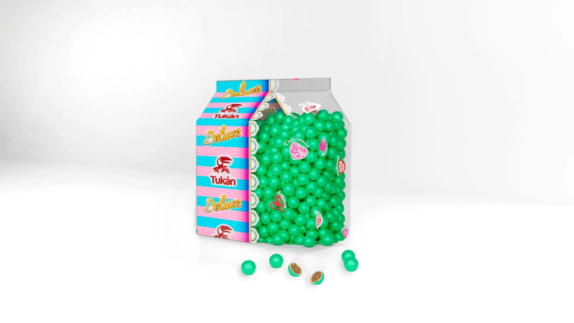 Mini Chococranch Deluxe Verde 450g.