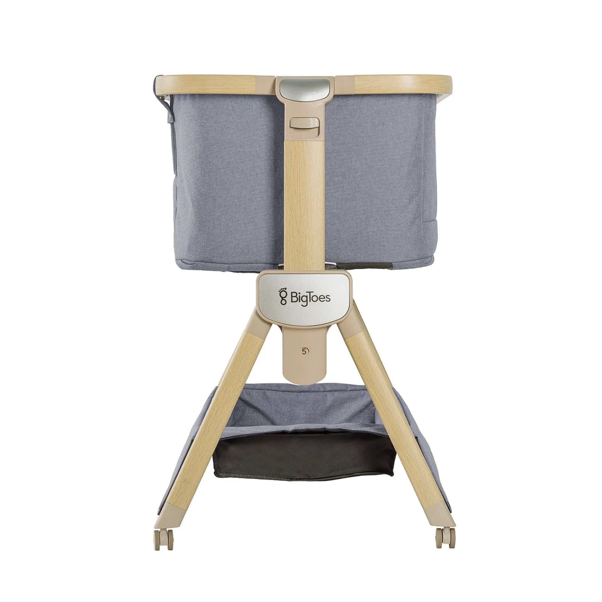Minicuna De Colecho Plegable Bigtoes Flex Grey Nature