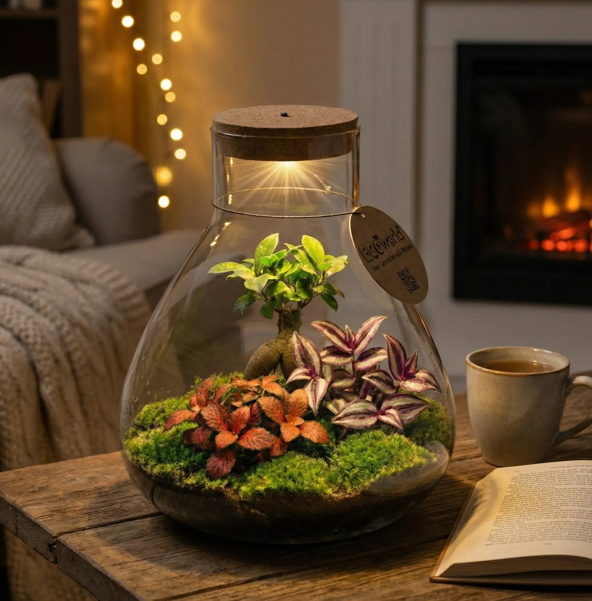 Mini Terrario Diy - Ecosistema Autosuficiente