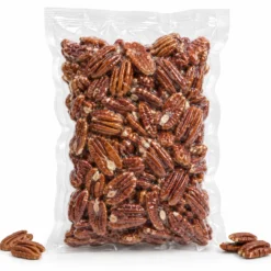 Mitades De Nuez Pecana Mantecosa - Envasadas Al Vacío - 600g | Fruto Seco Ecológico Premium, Snack Vegano Natural