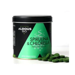 Mix de Espirulina y Chlorella Ecológica, 600 comp. Aldous Bio