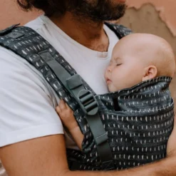 Mochila Portabebé Evolutiva Adaptable Boba X Denim Rain