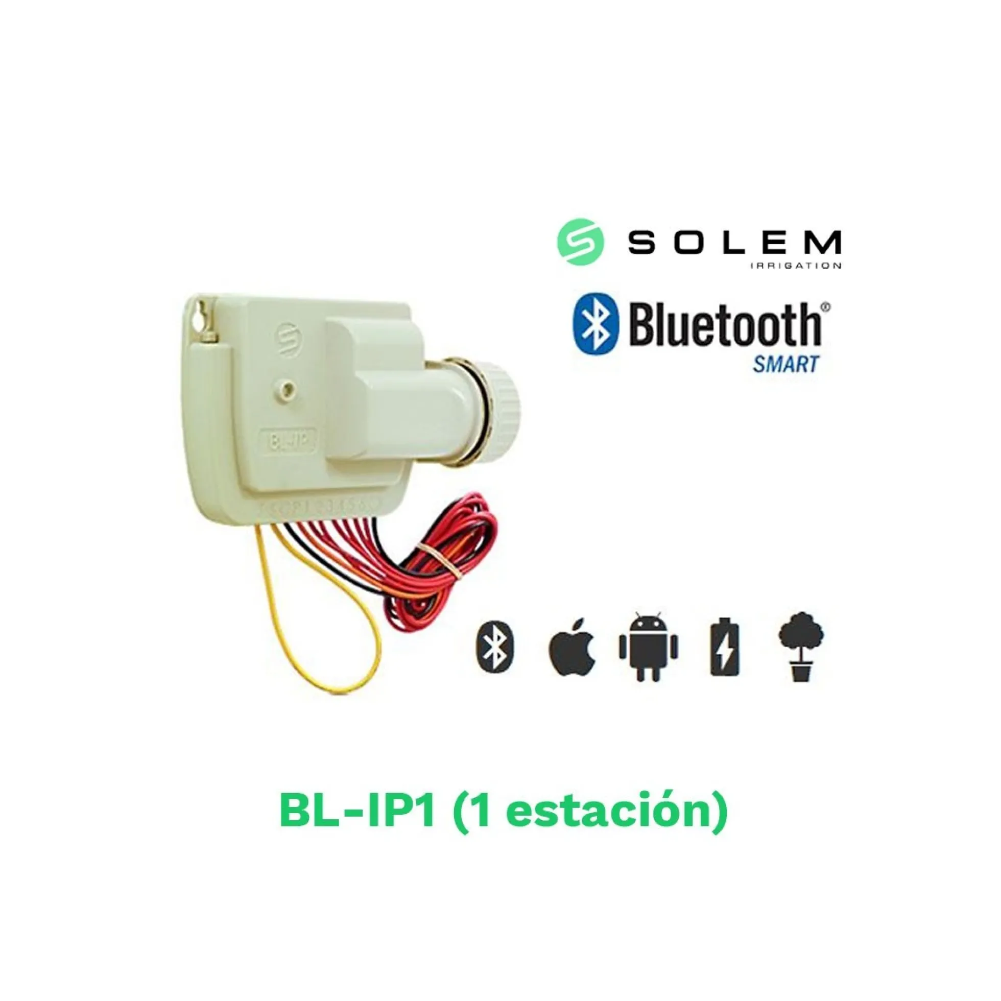 Modulo Solem Bt 1 Estación 9v - Control Bluetooth Para Riego Automático