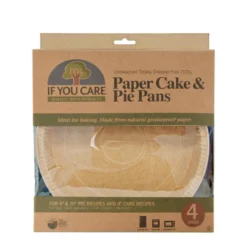 Molde de papel para hornear redondo If you care 20 cm 4 uds