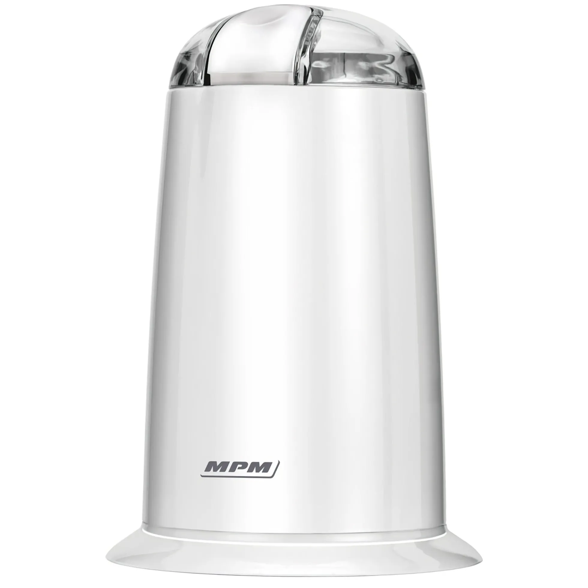 Molinillo Café Eléctrico, Especias, Semillas, 40 G Café 20 Tazas Café, Cuchillas Acero Inox. Mpm Mmk-07, Blanco, 140w