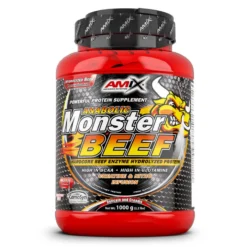 Monster Beef - 1kg - Fresa Banana - Proteina Alternativa - Amix Nutrition