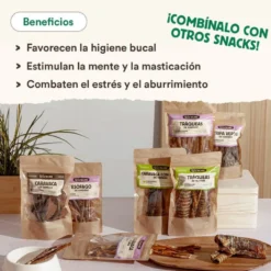 Mordedor natural Tráqueas de ternera Wild Balance 100 g