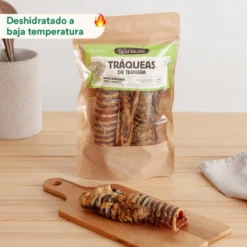 Mordedor natural Tráqueas de ternera Wild Balance 100 g
