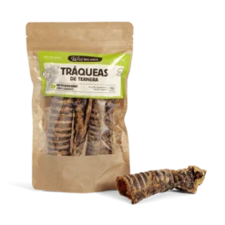 Mordedor natural Tráqueas de ternera Wild Balance 100 g