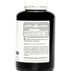 Moringa oleifera 6000 mg 180 cápsulas veganas Hivital