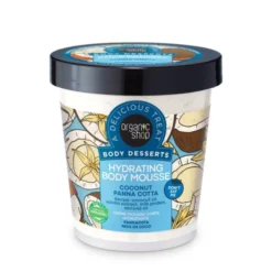 Mousse corporal hidratante panna cotta de coco Organic Shop 450 ml