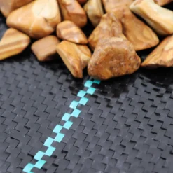 100m² Película De Mantillo Para Malezas De Tejido Molido 100 G 1 M De Ancho Negro